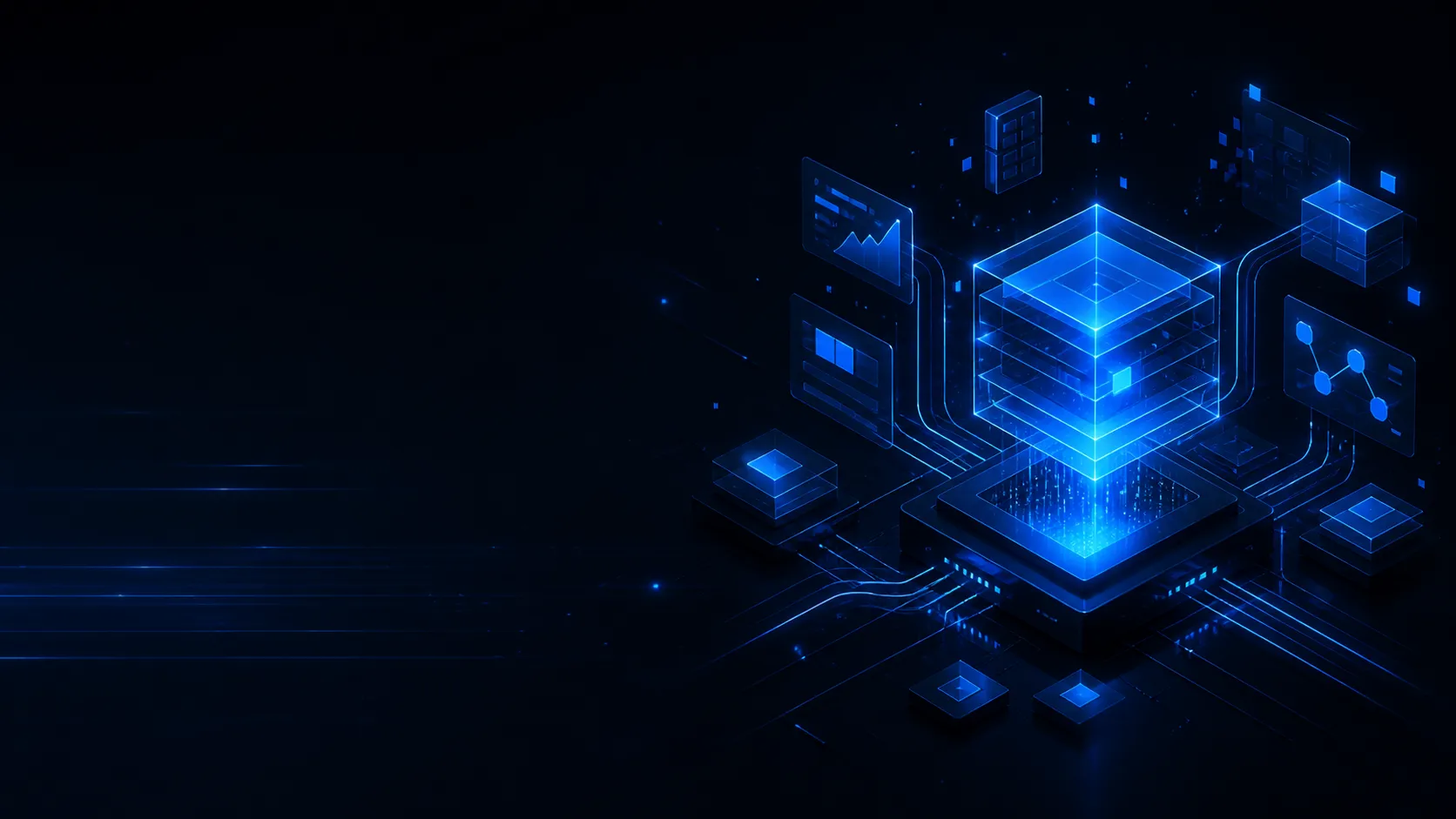 SiteMind AI Labs futuristic digital assistant for business websites